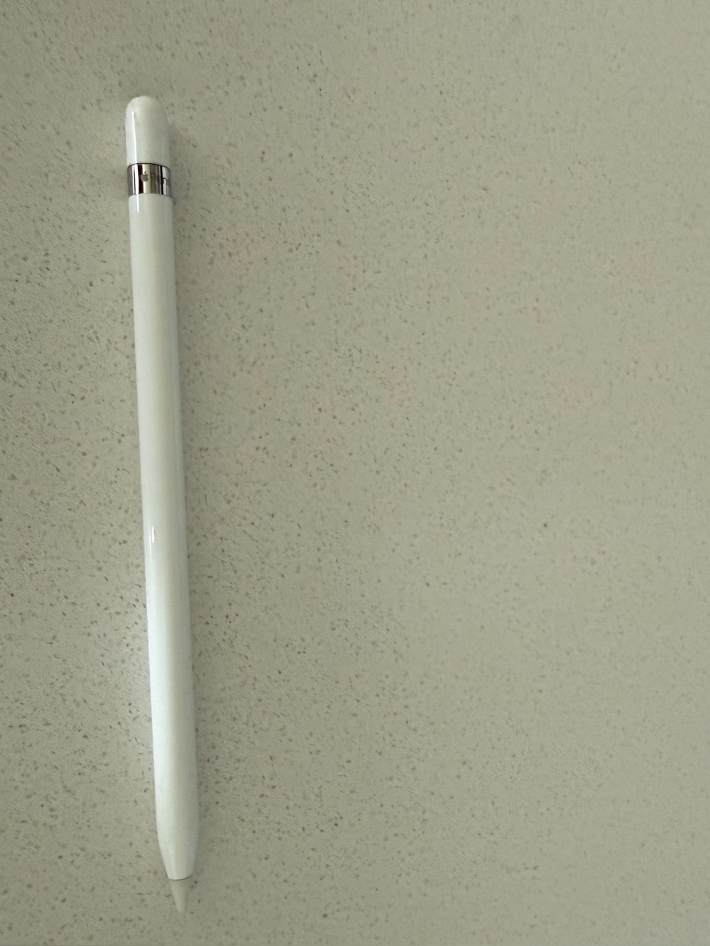 Apple White Bluetooth Stylus with Silver Accent
